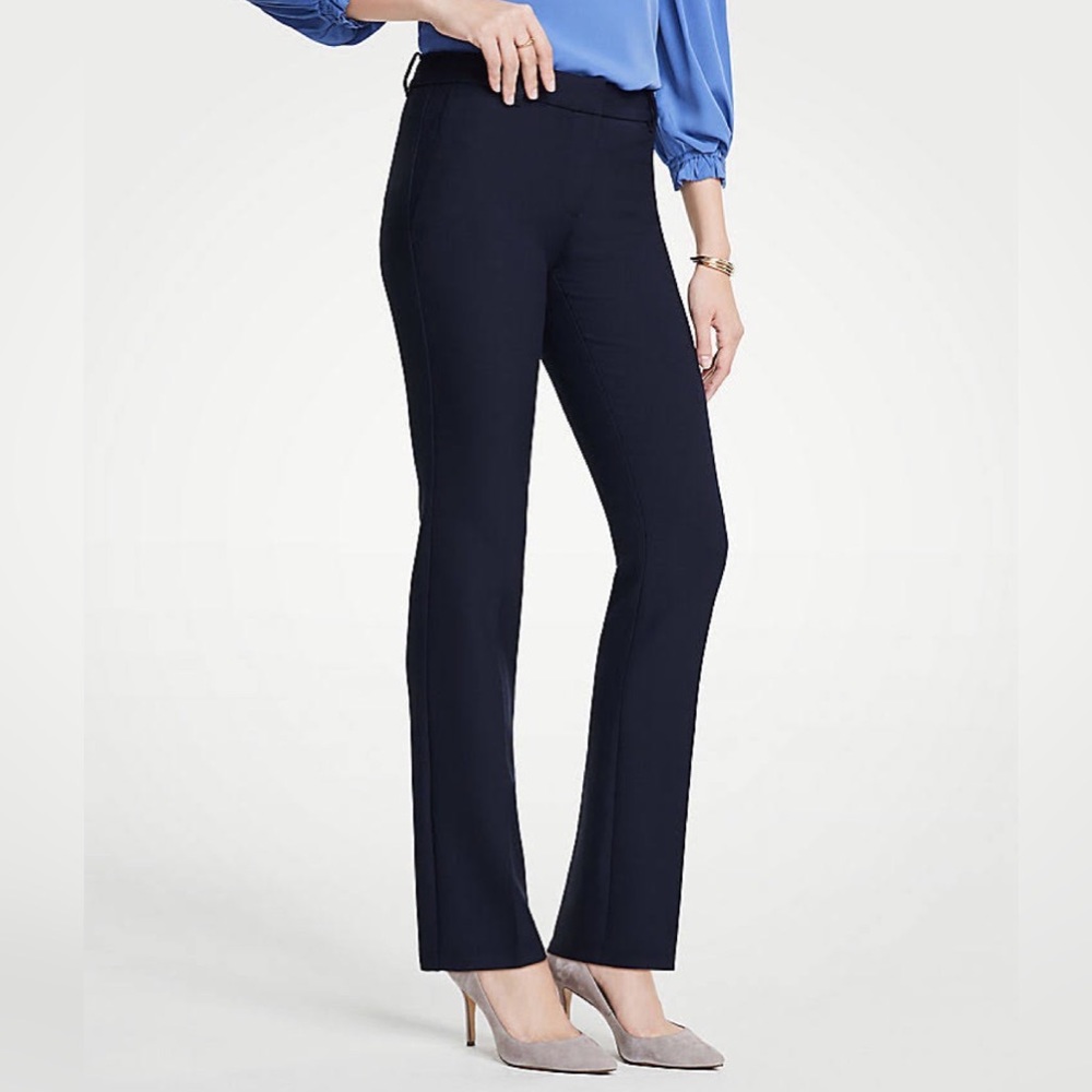 Ann Taylor Navy Ponte Pants